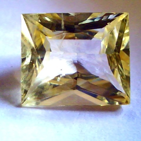 3.93 Ct Unheated Untreated Natural Ceylon Yellow Sapphire AAA