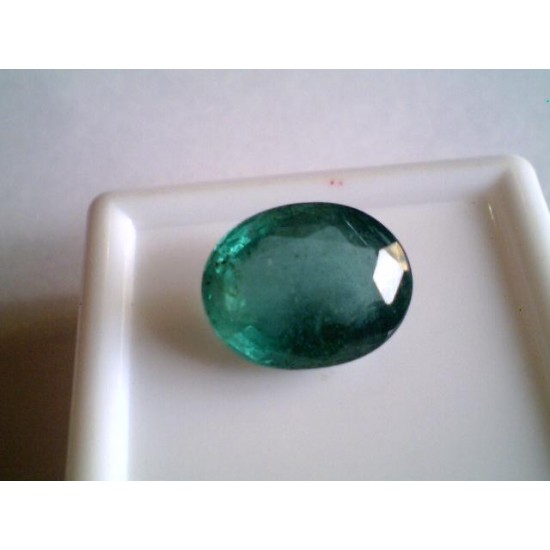 4.05 Vvs Clean Untreated Natural Zambian Emerald Gemstone Panna