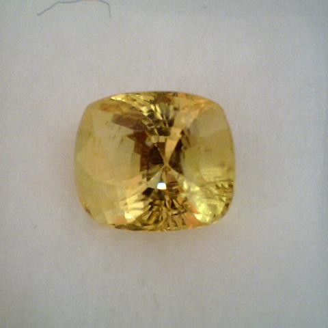 4.05 Ct Unheated Untreated Ceylon Natural Yellow Sapphire A+++++