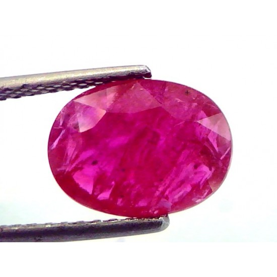 4.16 Ct Untreated Natural New Burma Blood Red Ruby No Treatment