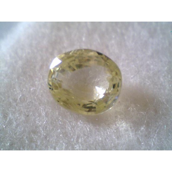 4.2 Ct Unheated Untreated Natural Ceylon Yellow Sapphire,Pukhraj