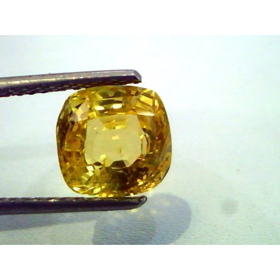 4.45 Ct Unheated Natural Ceylon Yellow Sapphire/Pukhraj AAAAA