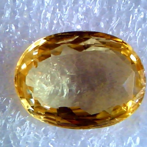 4.45 Ct Untreated Natural Ceylon Yellow Sapphire Pukhraj Gems A+