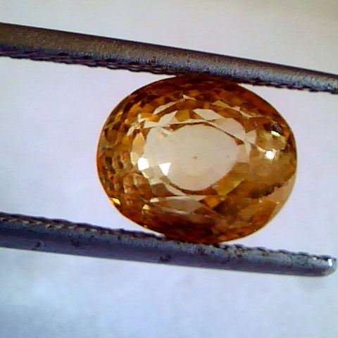 4.50 Ct Unheated Untreated Ceylon Natural Yellow Sapphire A+++++