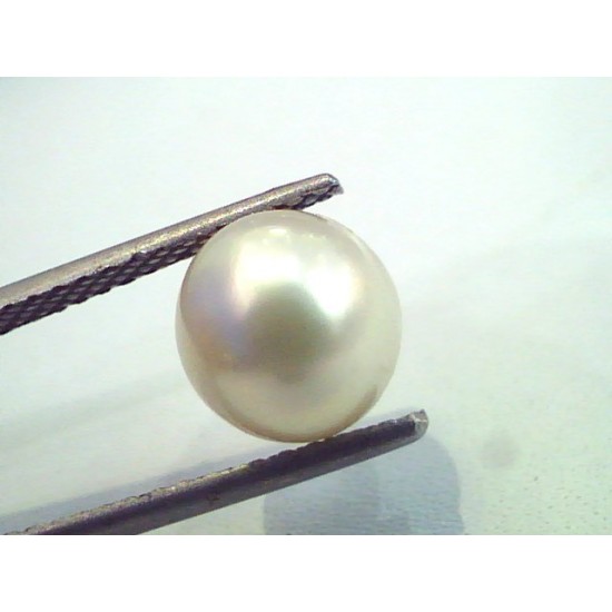 5.37 Ct Natural Certified Real South Sea Pearl,Certified Moti
