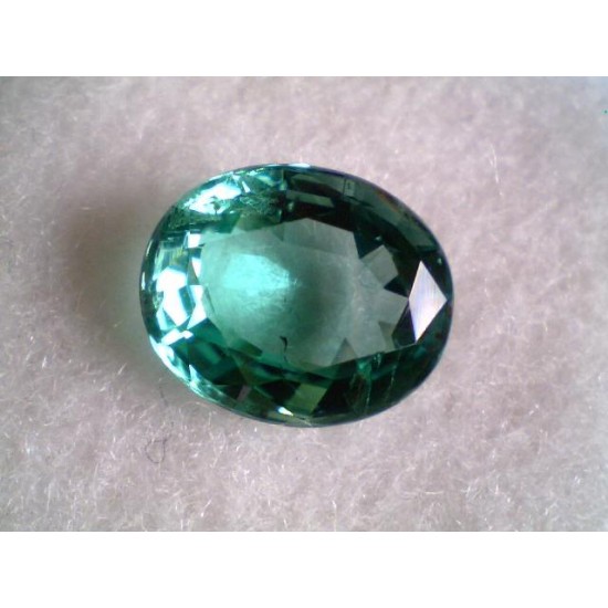 4.40 Ct Unheat Untreat VVS bright Green Zambian Natural Emerald