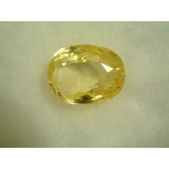 4.30 Ct Unheated Untreated Natural Ceylon Yellow Sapphire