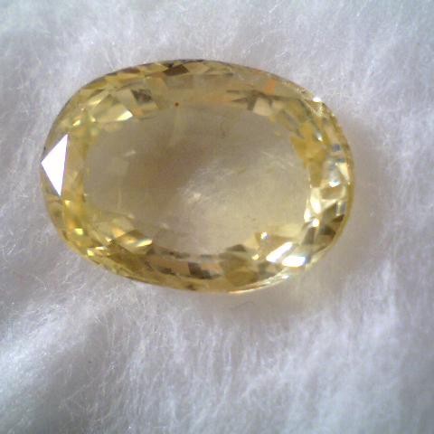 4.58 Ct Top Grade Unheated Natural Ceylon Yellow Sapphire A+++++ 4.58 Ct Top Grade Unheated Natural Ceylon Yellow Sapphire A+++++