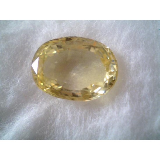 4.58 Ct Top Grade Unheated Natural Ceylon Yellow Sapphire A+++++