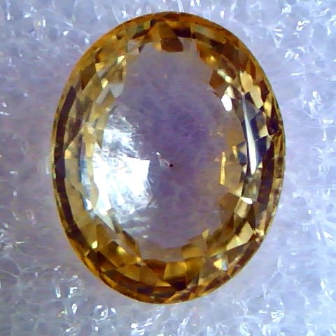 4.69 Ct Untreated Natural Ceylon Yellow Sapphire Pukhraj Gems A+