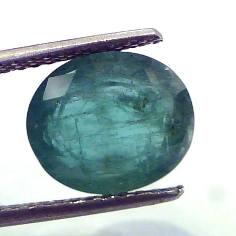 4.72 Ct Untreated Natural Zambian Emerald Gemstone,Real Panna