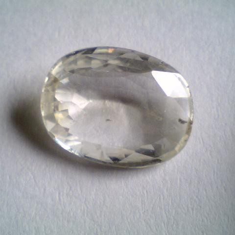 4.75 Ct Unheated Untreated Natural White Sapphire Gems for Venus 4.75 Ct Unheated Untreated Natural White Sapphire Gems for Venus