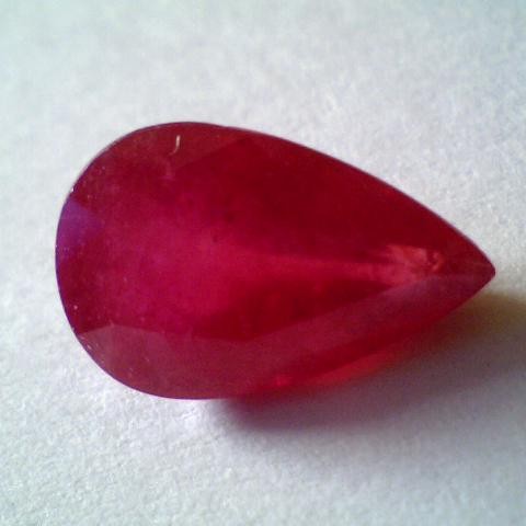 5 Ct Pear Shaped Natural New Burma Ruby Gems,Real Manik 5 Ct Pear Shaped Natural New Burma Ruby Gems,Real Manik