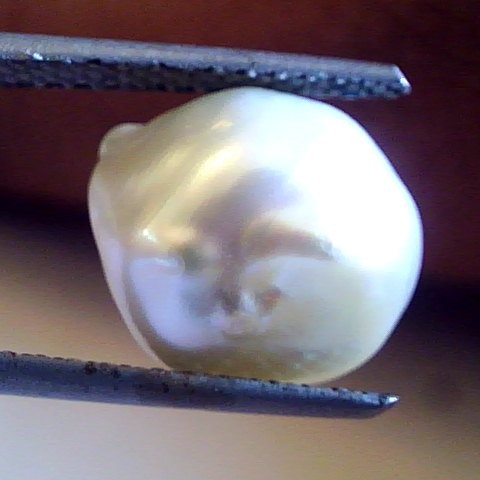 5.13 Carat Certified Natural Keshi Pearl Gemstone,Moti