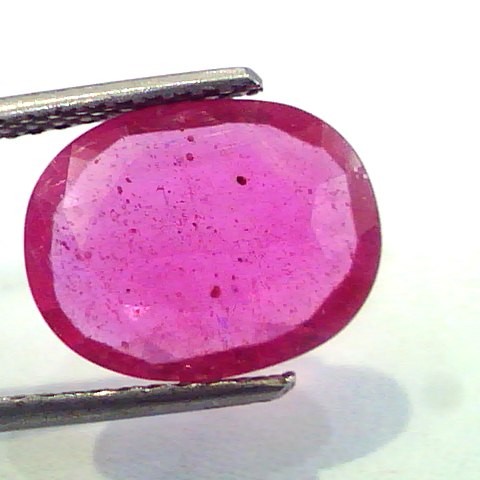 5.11 Ct Natural Ruby Gemstone for Sun Manek (Heated)
