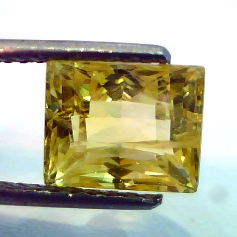 5.16 Ct Unheated Untreted Natural Ceylon Yellow Sapphire AAA