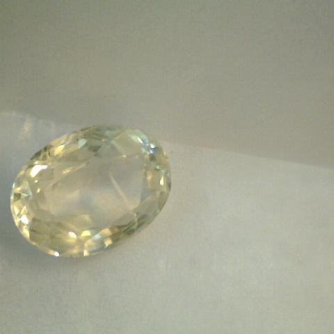 5.18 Carat Unheated Untreated Natural White Sapphire From Ceylon 5.18 Carat Unheated Untreated Natural White Sapphire From Ceylon