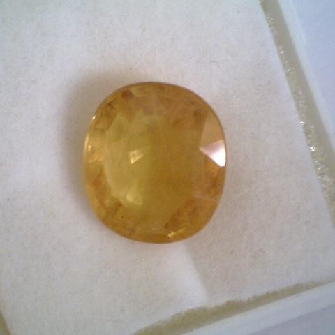 5.40 CT NATURAL PREMIUM BANGKOK YELLOW SAPPHIRE,REAL PUKHRAJ 5.40 CT NATURAL PREMIUM BANGKOK YELLOW SAPPHIRE,REAL PUKHRAJ