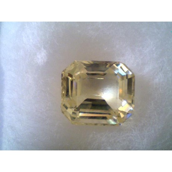5.44 Ct Unheated Untreated Natural Ceylon Yellow Sapphire Gems