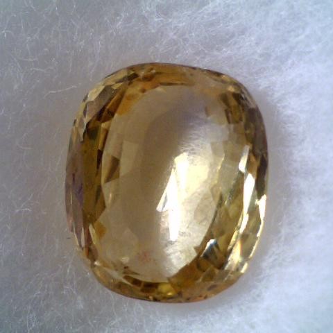 5.50 Ct Unheated Untreated Natural Ceylon Yellow Sapphire A+++++ 5.50 Ct Unheated Untreated Natural Ceylon Yellow Sapphire A+++++