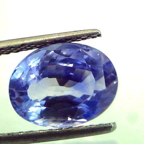 5.51 Ct IGI Certified Kashmir Origin Unheated Blue Sapphire Gems