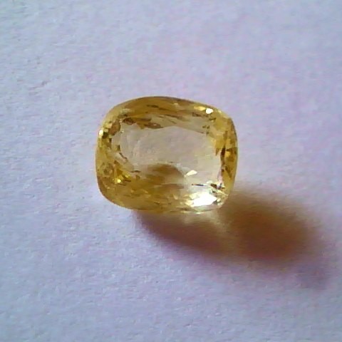 5.65 Ct Unheated Untreated Natural Ceylon Yellow Sapphire Gems