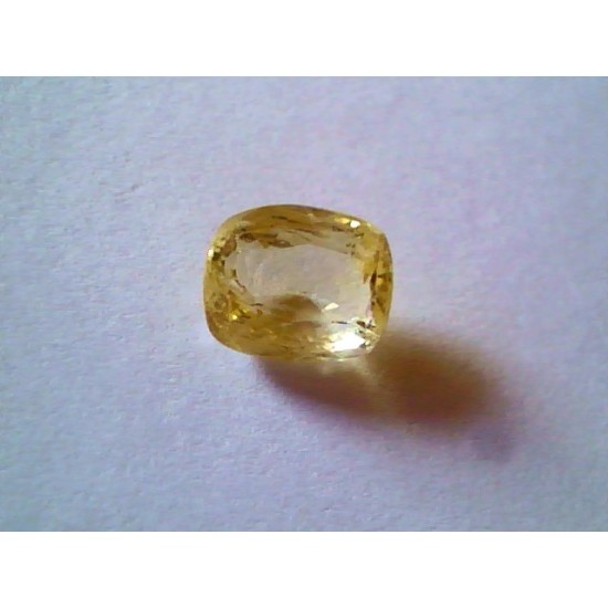 5.65 Ct Unheated Untreated Natural Ceylon Yellow Sapphire Gems