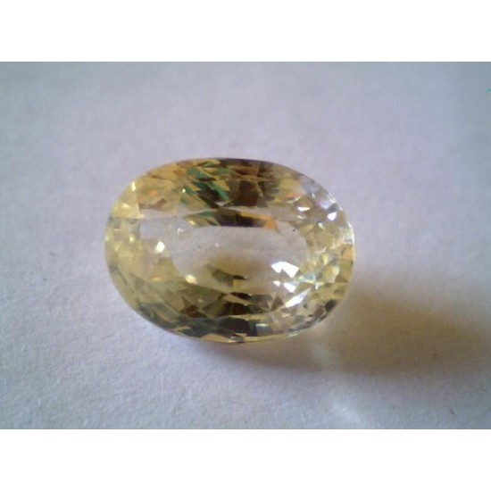 5.70 Ct Unheated Untreated Natural Ceylon Yellow Sapphire Gems