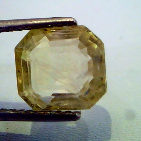 5.80 Ct Unheated Untreted Natural Ceylon Yellow Sapphire/Pukhraj