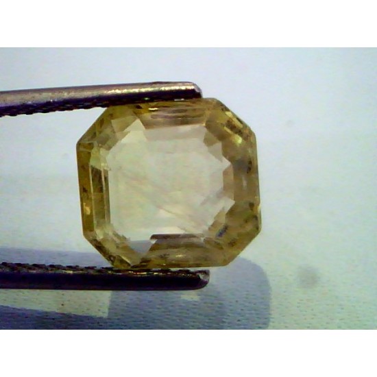 5.80 Ct Unheated Untreted Natural Ceylon Yellow Sapphire/Pukhraj