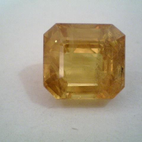 5.90 Ct Premium Grade Natural Bangkok Yellow Sapphire,Pukhraj