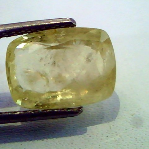 6.01 Ct Unheated Untreated Natural Ceylon Yellow Sapphire Gems