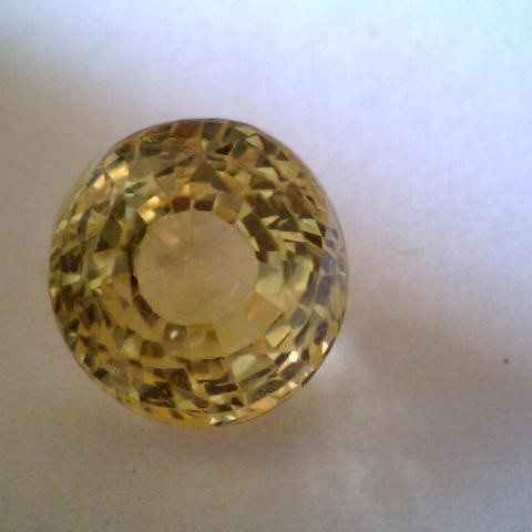 6.05 Ct Unheated Untreated Natural Ceylon Yellow Sapphire Gems 6.05 Ct Unheated Untreated Natural Ceylon Yellow Sapphire Gems