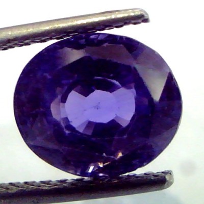 6.19 Ct IGI Certified Unheated Natural Madagaskar Blue Sapphire