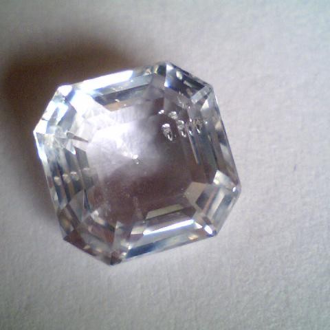 6.19 Ct Unheated Untreated Ceylon Natural White Sapphire 6.19 Ct Unheated Untreated Ceylon Natural White Sapphire