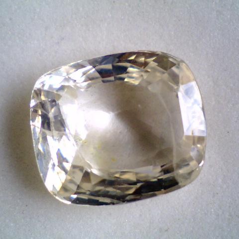 6.5 Carat Unheated Untreated Natural Ceylon White Sapphire 6.5 Carat Unheated Untreated Natural Ceylon White Sapphire