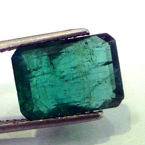 6.30 Ct Unheated Natural Zambian Green Emerald Gemsotne AA