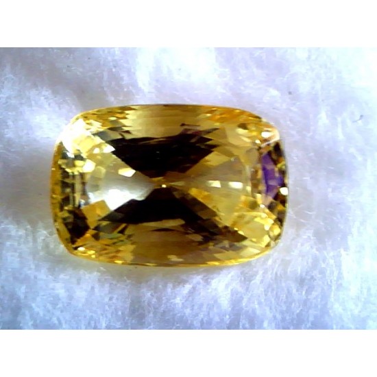 6.47 Ct Topmost Grade Unheated Natural Srilankan Yellow Sapphire
