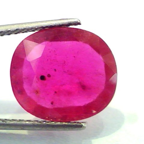 6.55 Ct Natural New Burma Ruby,Real Manik Gemstones VS Qquality