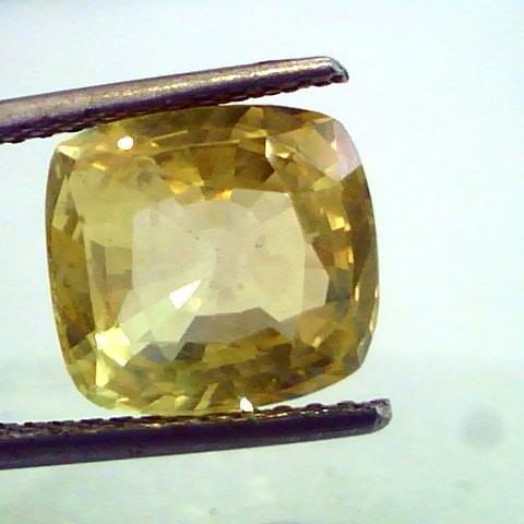 6.75 Ct Unheated Untreted Natural Ceylon Yellow Sapphire/Pukhraj