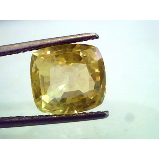 6.75 Ct Unheated Untreted Natural Ceylon Yellow Sapphire/Pukhraj