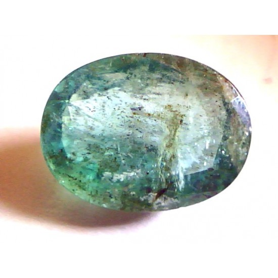 6.80 Ct Untreated Natural Zambian Emerald Panna Mercury Gemstone