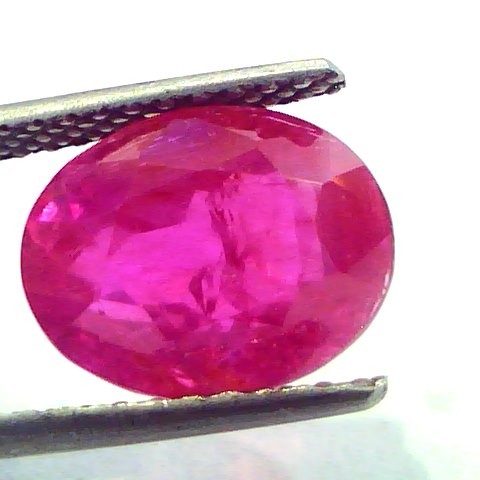 7.07 Ct Unheated Untreated Natural Old Burma Ruby **RARE**