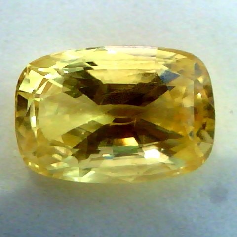 7.08 Ct Top Grade Unheated Natural Ceylon Yellow Sapphire AAAAA
