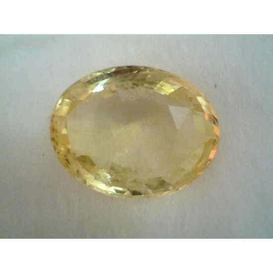 7.15 Ct Unheated Untreated Natural Ceylon Yellow Sapphire A+++++