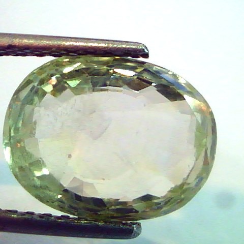 7.17 Ct Unheated Untreated Natural Yellow Sapphire From Ceylon