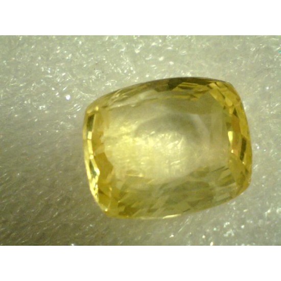 7.50 Ct Unheated Untreated Natural Ceylon Yellow Sapphire