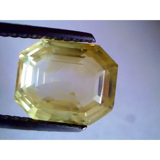 7.64 Ct Unheated Natural Srilankan Yellow Sapphire Pukhraj