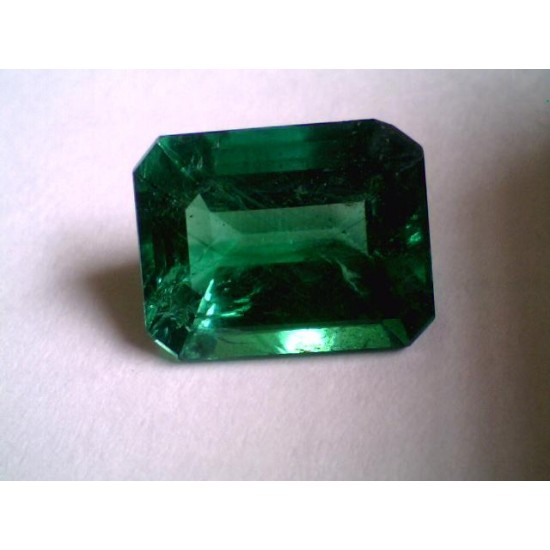 7.92 Ct Untreated Unheated Natural Zambian Premium Grade Emerald