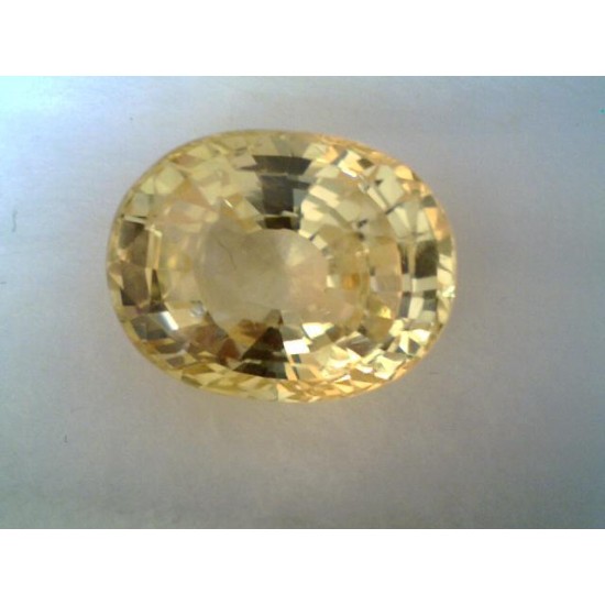 8.06 Ct Unheated Untreated Natural Ceylon Yellow Sapphire A+++++